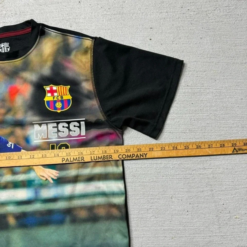 FC Barcelona Messi All‎ Over Print Soccer Kit Jersey Size Medium